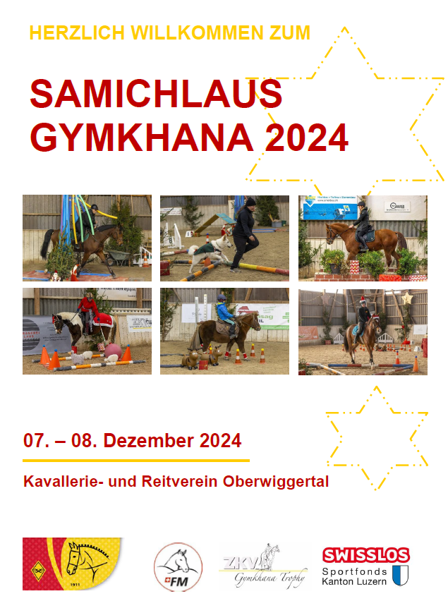 Programmflyer Samichlaus Gymkhana